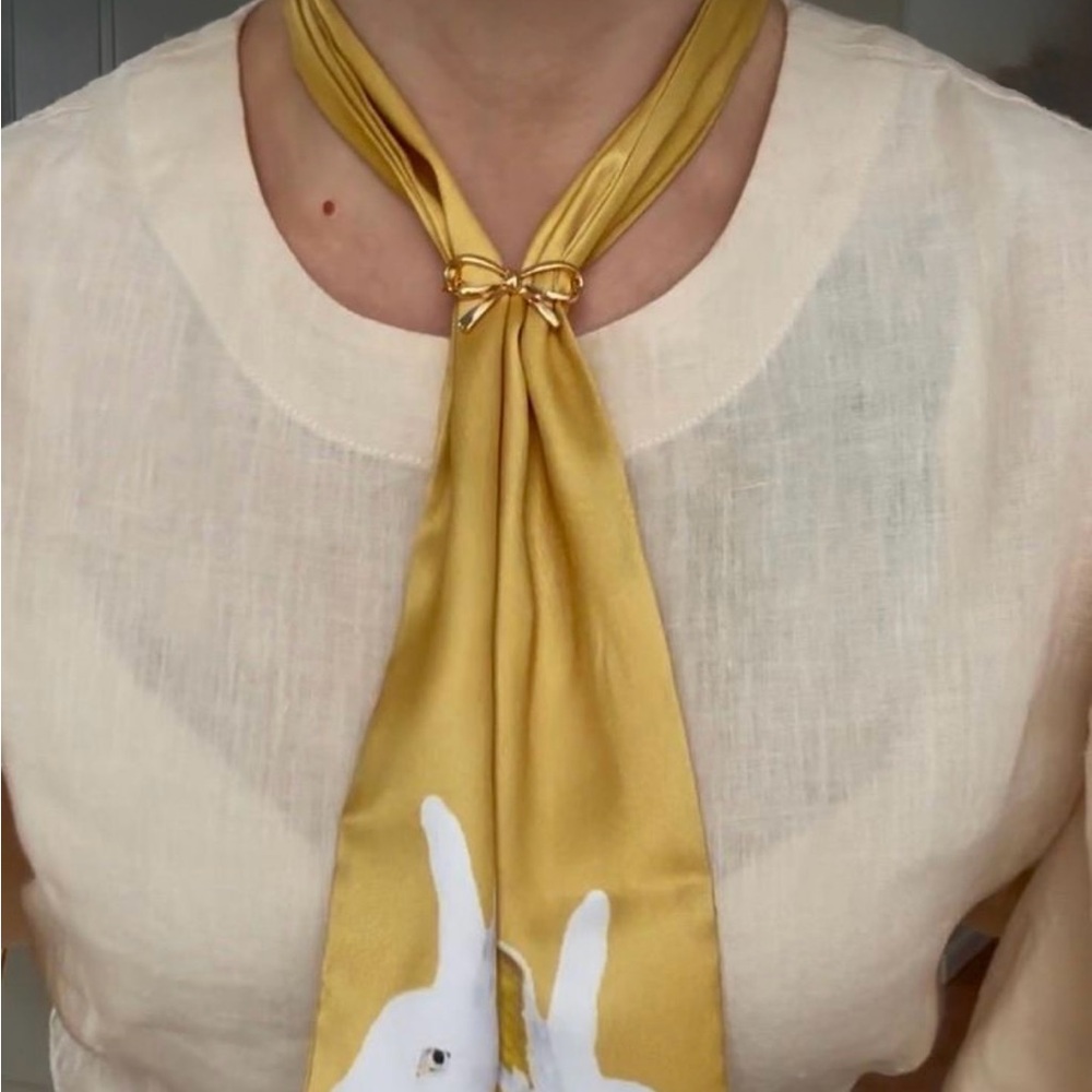 Vintage Gold Bow Brooch Trending - Picture 8 of 8